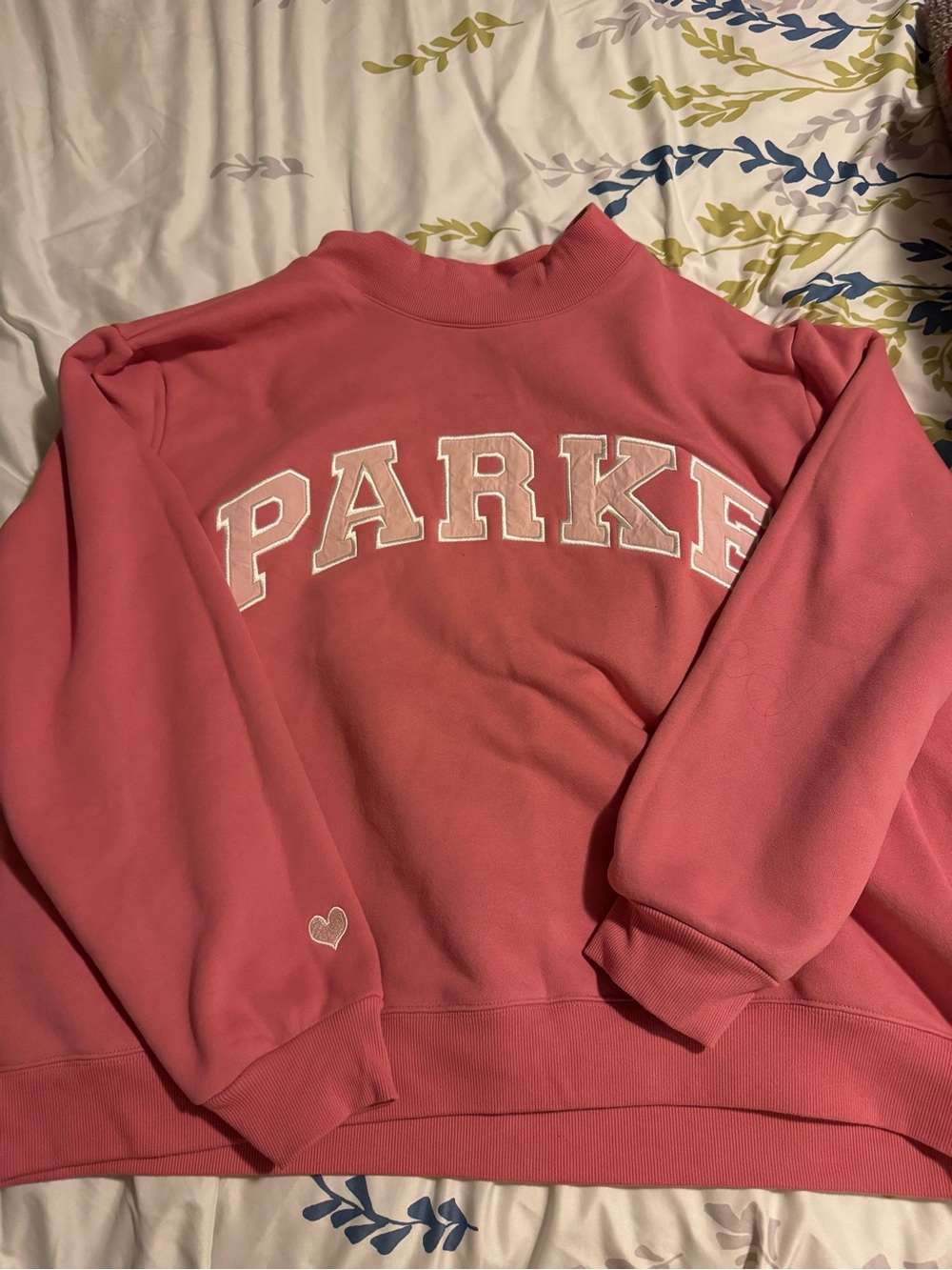 Parke Breast cancer awareness Sweatshirt